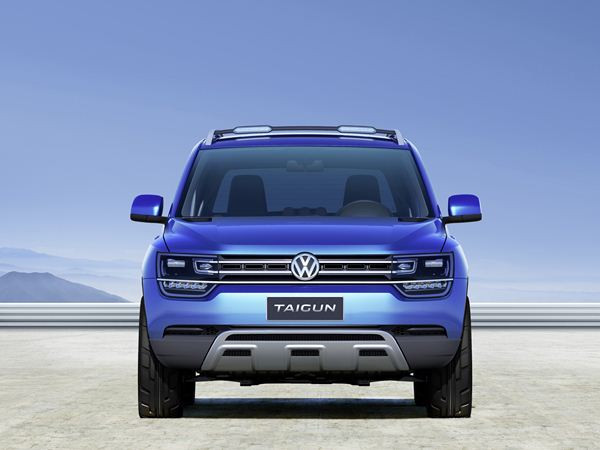 Un concept de petit SUV Volkswagen Taigun dévoilé au salon de Sao Paulo