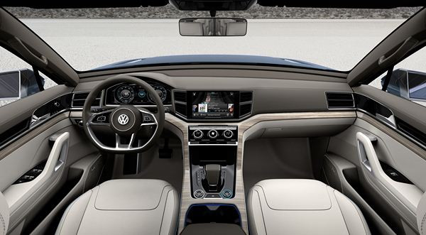 Volkswagen dévoile le concept de grand SUV CrossBlue diesel Plug-in Hybride