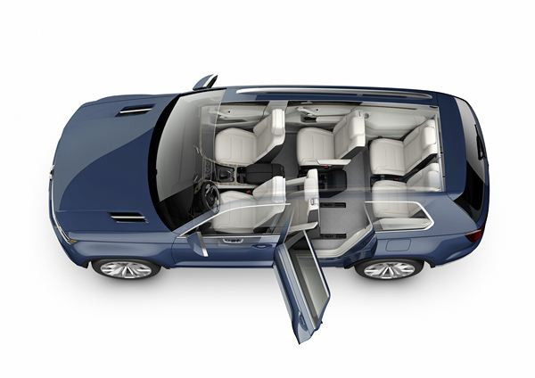 Volkswagen dévoile le concept de grand SUV CrossBlue diesel Plug-in Hybride