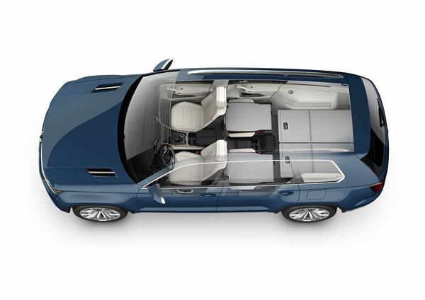 Volkswagen dévoile le concept de grand SUV CrossBlue diesel Plug-in Hybride