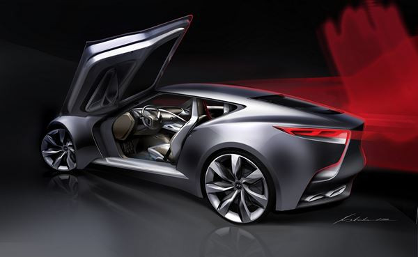 Le concept HND-9 incarne la prochaine génération des coupés sport de Hyundai