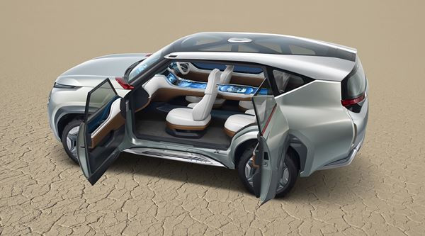 Un concept Mitsubishi GC-PHEV de grand SUV hybride rechargeable dévoilé à Tokyo