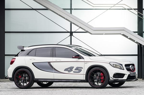 Un concept Mercedes GLA 45 AMG développant 360 ch et un couple de 450 Nm