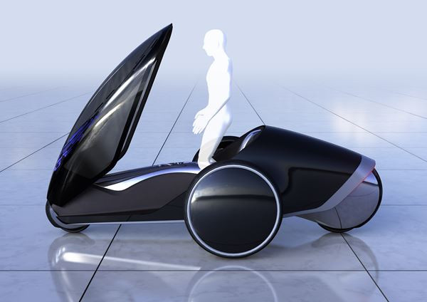 Un concept Toyota FV2 monoplace résolument futuriste