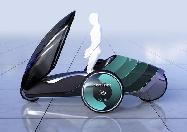 Un concept Toyota FV2 monoplace résolument futuriste