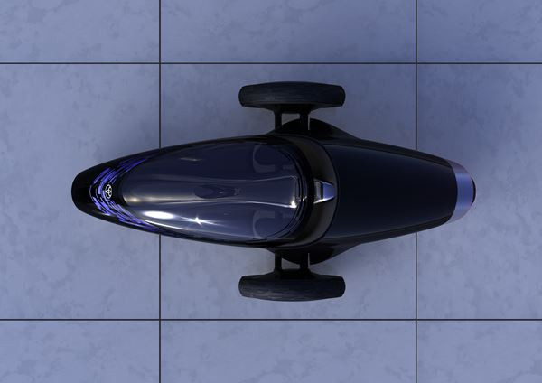 Un concept Toyota FV2 monoplace résolument futuriste