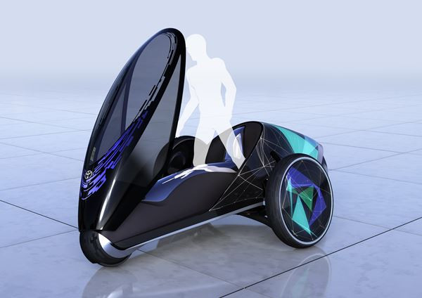 Un concept Toyota FV2 monoplace résolument futuriste