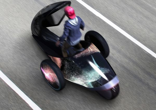 Un concept Toyota FV2 monoplace résolument futuriste