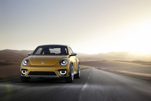 Un concept de version tout terrain Volkswagen Beetle Dune proche de la série