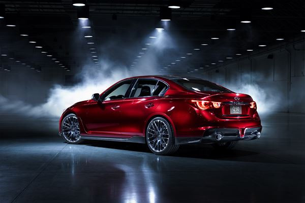 Un concept sportif Q50 Eau Rouge de la berline Infiniti à Détroit