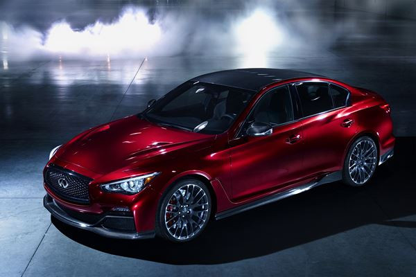 Un concept sportif Q50 Eau Rouge de la berline Infiniti à Détroit