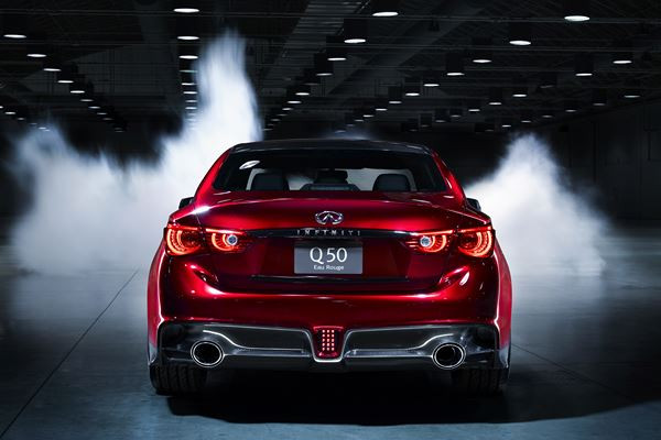 Un concept sportif Q50 Eau Rouge de la berline Infiniti à Détroit