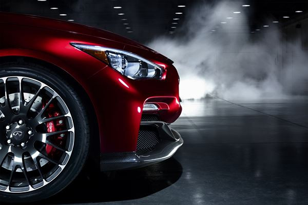 Un concept sportif Q50 Eau Rouge de la berline Infiniti à Détroit