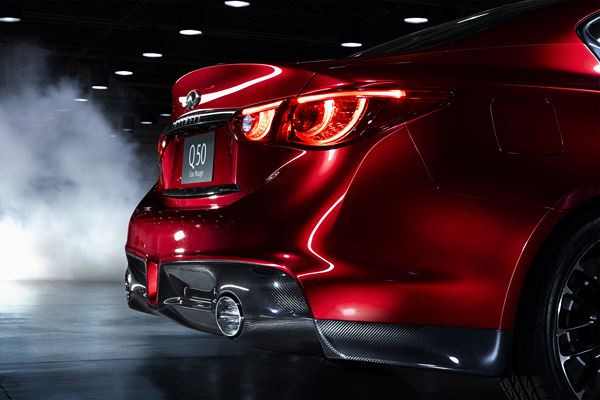 Un concept sportif Q50 Eau Rouge de la berline Infiniti à Détroit