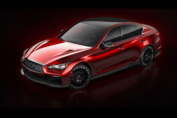 Un concept sportif Q50 Eau Rouge de la berline Infiniti à Détroit