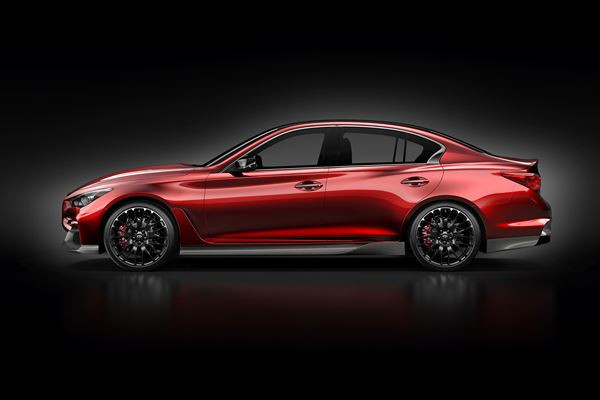Un concept sportif Q50 Eau Rouge de la berline Infiniti à Détroit