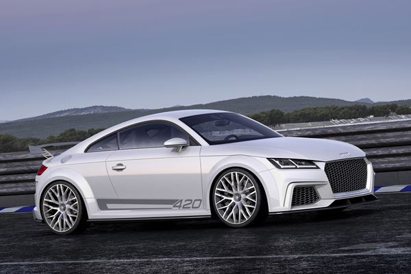 Le show car Audi TT quattro sport concept délivre une puissance de 420 ch