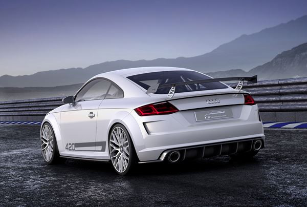 Le show car Audi TT quattro sport concept délivre une puissance de 420 ch