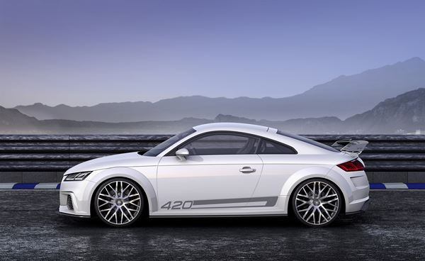 Le show car Audi TT quattro sport concept délivre une puissance de 420 ch