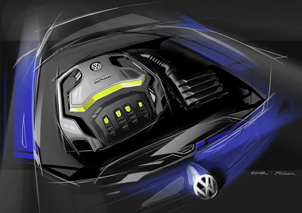 Un concept-car Volkswagen Golf R400 extrêmement sportif