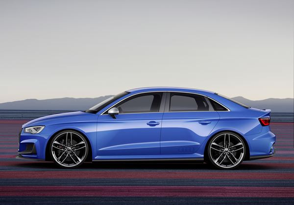 Un concept Audi A3 clubsport quattro équipé d’un moteur 5 cylindres de 525 ch