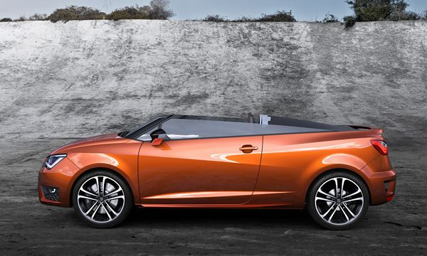 Un concept Seat Ibiza Cupster doté d'un pare-brise bas entourant l’habitacle