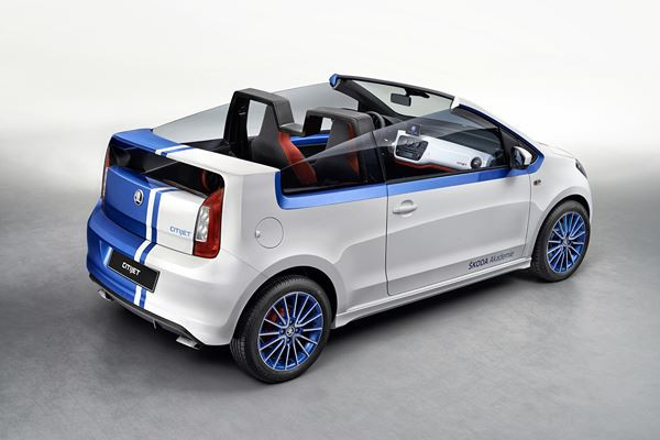 Un concept de cabriolet urbain deux places Skoda Citijet dérivé de la Citigo