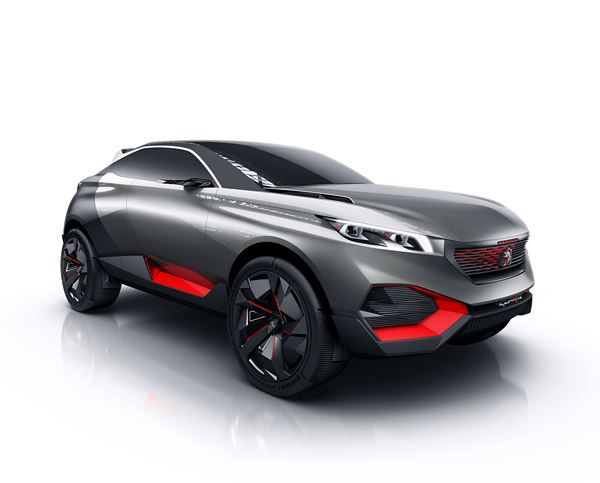 Le concept Peugeot Quartz exprime un style sportif et puissant