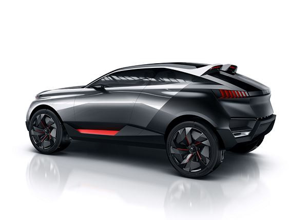 Le concept Peugeot Quartz exprime un style sportif et puissant