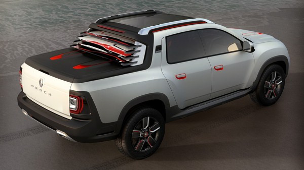 Le show car Renault Duster Oroch préfigure un pickup de loisir