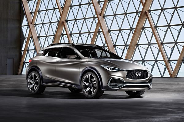 Le concept de crossover compact Infiniti QX30 se dévoile