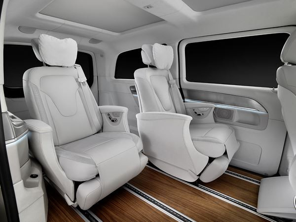Le concept V-ision e Mercedes offre un confort de limousine hybride
