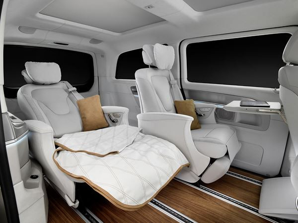 Le concept V-ision e Mercedes offre un confort de limousine hybride