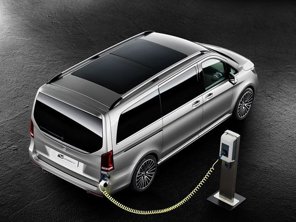 Le concept V-ision e Mercedes offre un confort de limousine hybride
