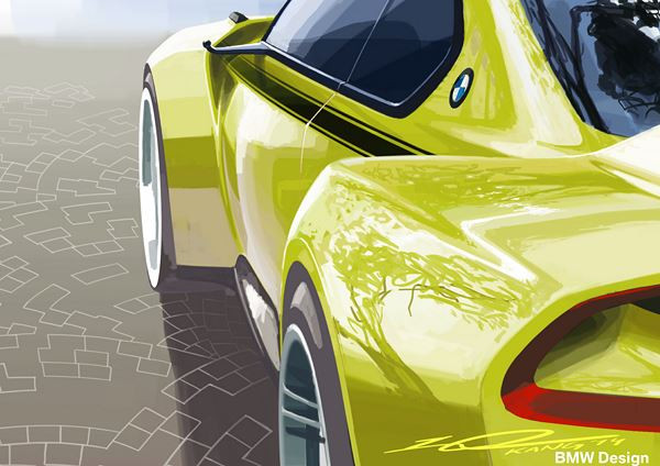 Un concept BMW 3.0 CSL Hommage inspiré par les coupés des années 1970