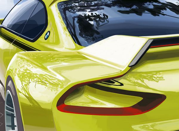 Un concept BMW 3.0 CSL Hommage inspiré par les coupés des années 1970