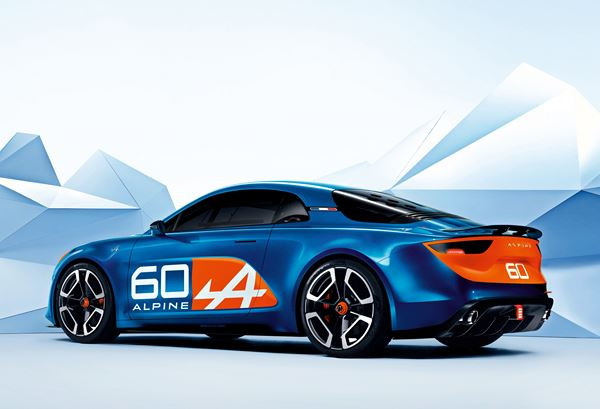 Le show-car Alpine Célébration rappelle l'ADN issu de la compétition