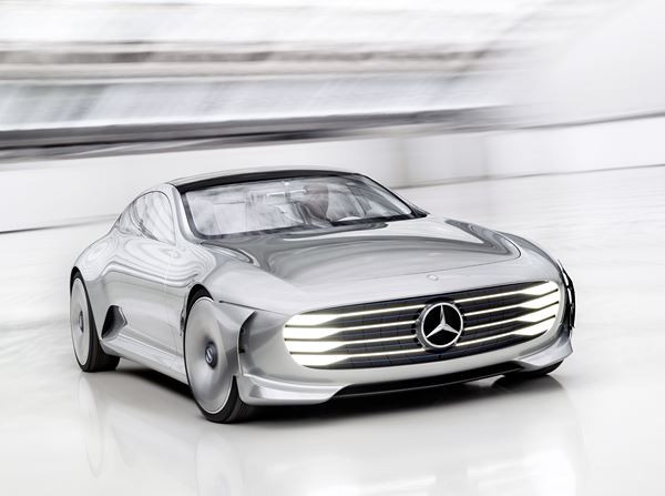 Le Mercedes « Concept IAA » optimise son mode aérodynamique