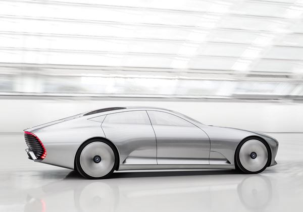 Le Mercedes « Concept IAA » optimise son mode aérodynamique