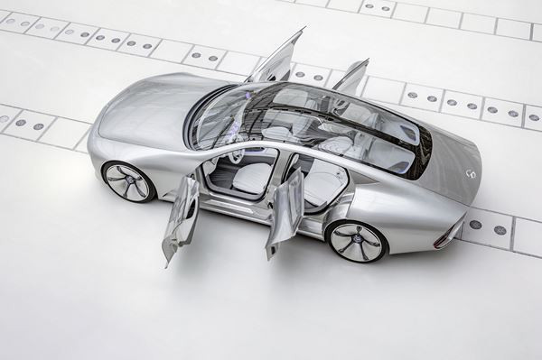 Le Mercedes « Concept IAA » optimise son mode aérodynamique