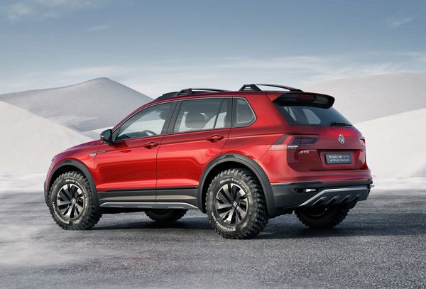 Le Volkswagen Tiguan GTE Active Concept embarque un système hybride rechargeable