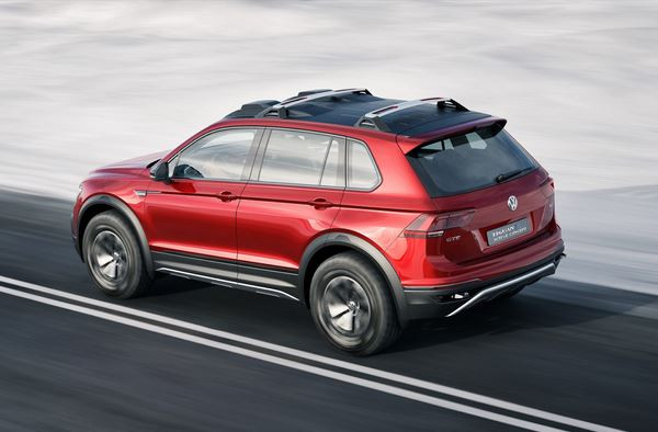 Le Volkswagen Tiguan GTE Active Concept embarque un système hybride rechargeable