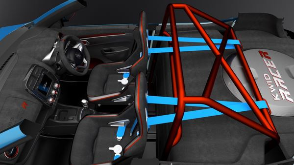 Le show car Renault Kwid Racer joue au petit crossover survitaminé