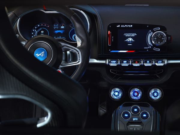 Le show car Alpine Vision préfigure la future sportive de série Alpine