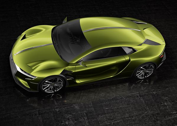 Le concept de sportive DS E-Tense embarque une chaine de traction électrique