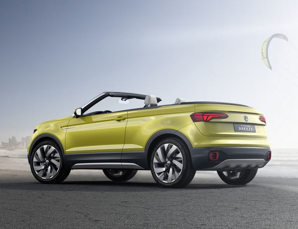 Volkswagen T-Cross Breeze: un concept de petit SUV cabriolet de quatre mètres