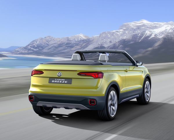 Volkswagen T-Cross Breeze: un concept de petit SUV cabriolet de quatre mètres