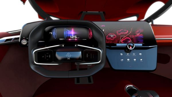 Concept Renault Trezor: une GT électrique deux places aux lignes sensuelles
