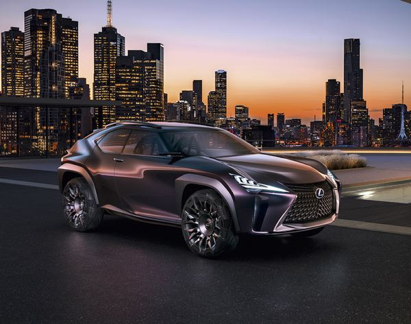 Le Lexus UX Concept affiche des lignes acérées