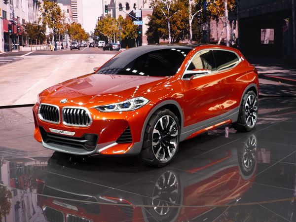 La BMW Concept X2 affiche une silhouette élancée